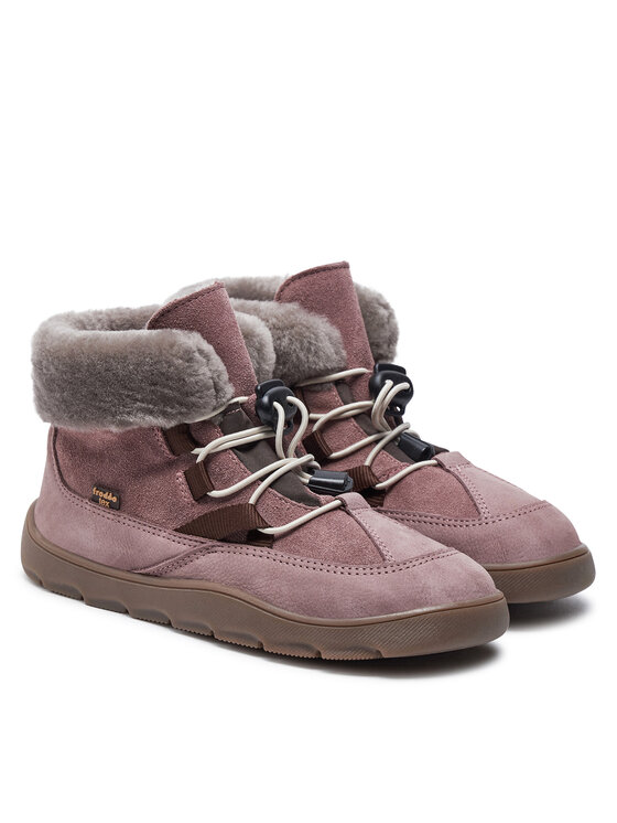 Froddo Froddo Trzewiki Zeru Tex Cosy Barefoot G3110258-4 S Różowy