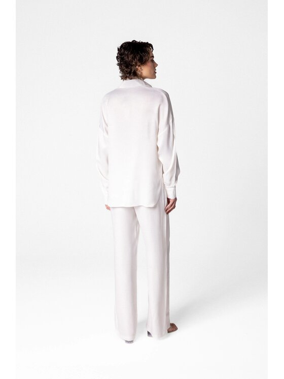 LE POSSÉ LE POSSÉ Camicia KLS Crema Loose Fit