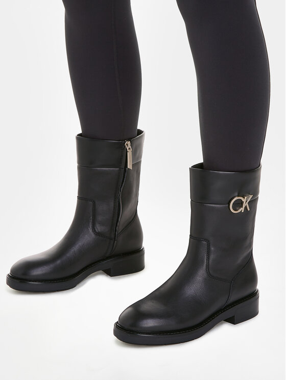 Calvin Klein Calvin Klein Stivaletti Rubber Sole Ankle Boot W/Hw HW0HW01703 Nero