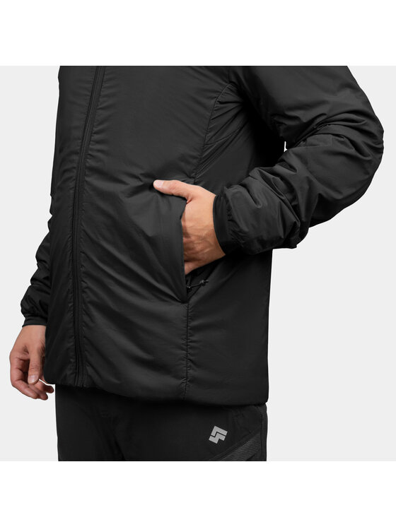 Alpinus Alpinus Kurtka przejściowa Wanaka Czarny Regular Fit