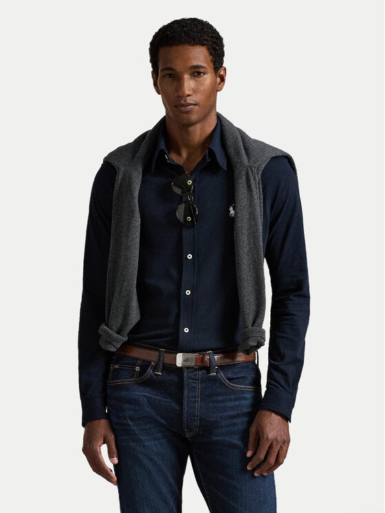 Polo Ralph Lauren Polo Ralph Lauren Cămașă 710654408016 Bleumarin Regular Fit