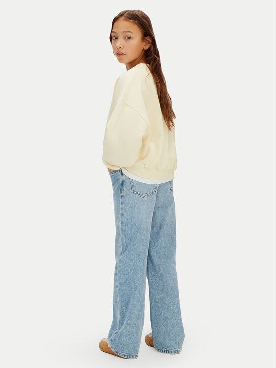 Calvin Klein Jeans Calvin Klein Jeans Mikina LVCKSJB25G Béžová Relaxed Fit