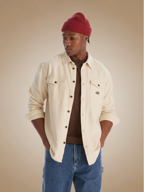 Billabong Billabong Marškiniai Del Mar Flannel EBYWT03018 Smėlio Regular Fit