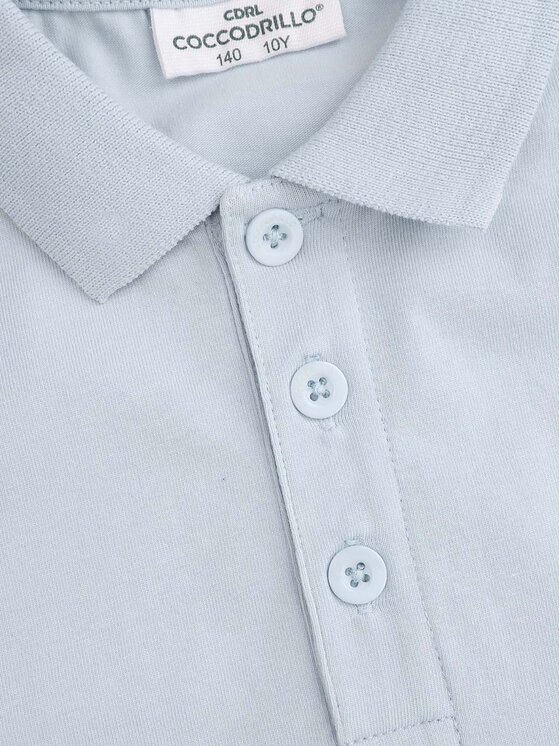 Coccodrillo Coccodrillo Polo WC5143601VBB Błękitny Regular Fit