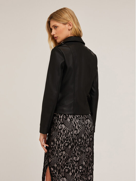 Motivi Motivi Giacca in similpelle R320Q000986N033 Nero Regular Fit