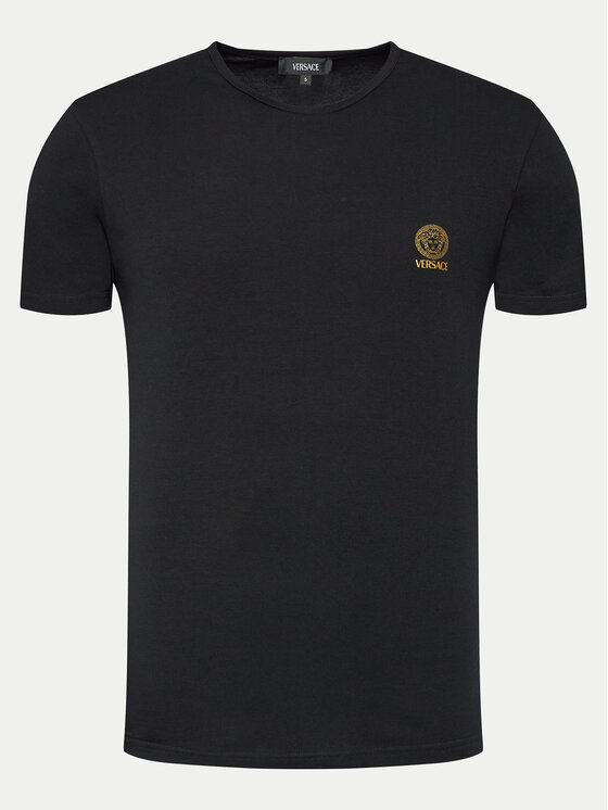 Versace Versace Set de tricouri﻿ AU10193 Negru Slim Fit
