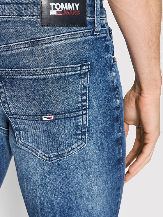 Tommy Jeans Tommy Jeans Jeans hlače Scanton DM0DM09564 Mornarsko modra Slim Fit