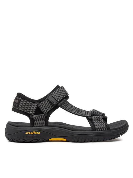 Skechers Sandale Lomell-Rip Tide 204351/BKGY Negru