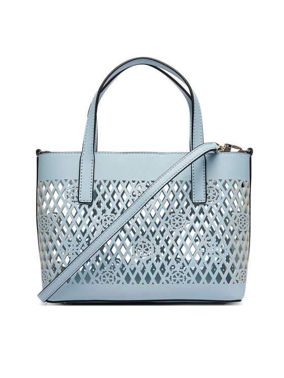 Guess Guess Kabelka Letty Mini HWPG99 11750 Světle modrá