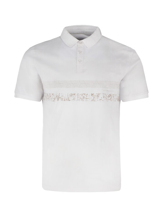 Volcano Volcano Polo O-STEV Biały Regular Fit