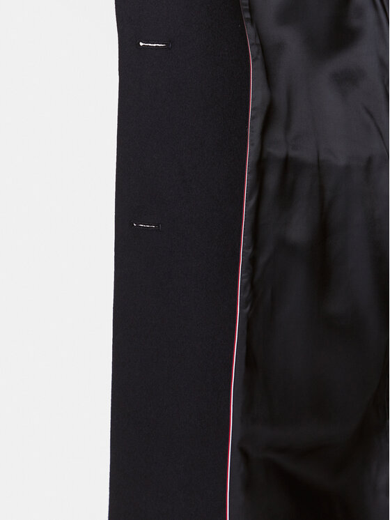 Tommy Hilfiger Tommy Hilfiger Vuneni kaput WW0WW39756 Tamnoplava Regular Fit