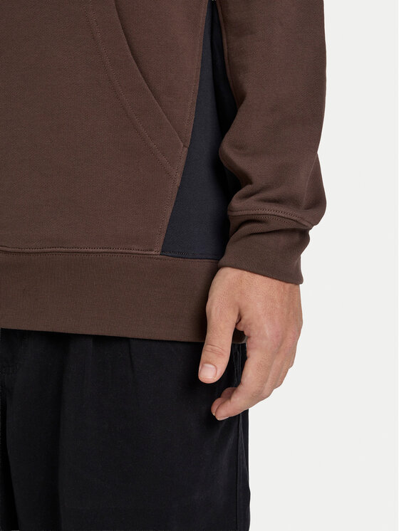 Quiksilver Quiksilver Džemperis ar kapuci Cb Hood EQYFT05128 Brūns Comfort Fit