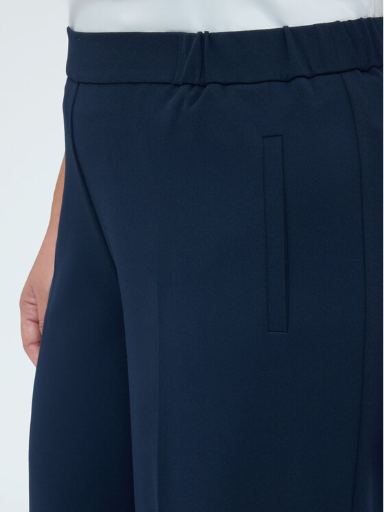 Fiorella Rubino Fiorella Rubino Spodnie materiałowe P011L002301N034 Niebieski Over Fit