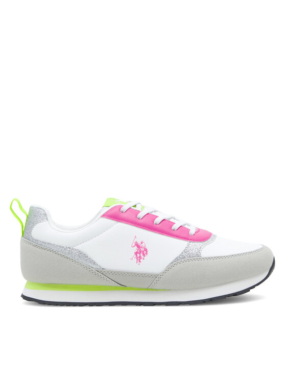 U.S. Polo Assn. U.S. Polo Assn. Sneakersy NOBIK013 Białe złoto