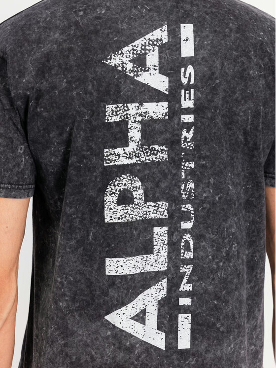 Alpha Industries Alpha Industries T-Shirt AI.258508 Szary Regular Fit