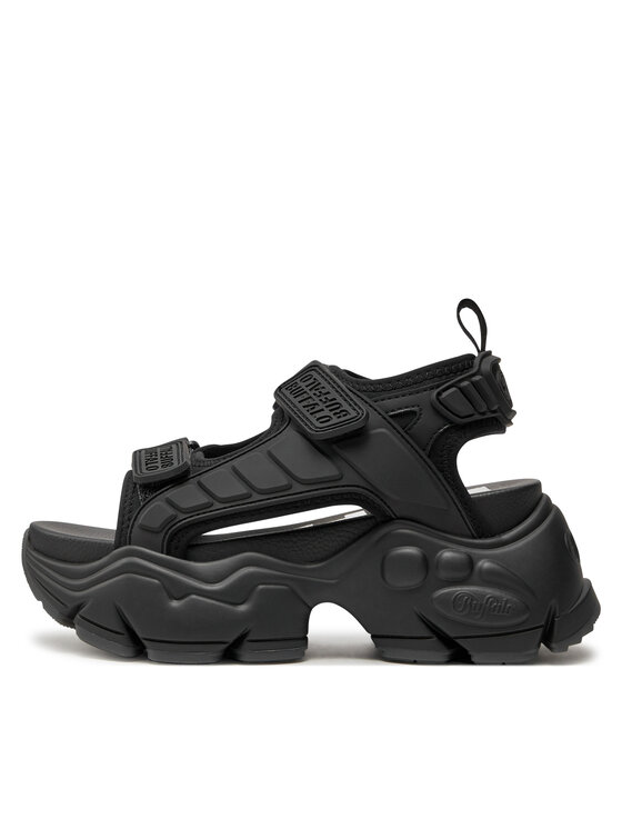 Buffalo Buffalo Sandalen Binary Track 1602159 Schwarz
