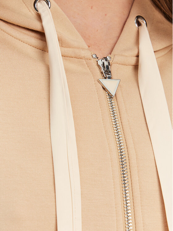 Guess Guess Bluză W5YQ05 KBYE2 Bej Regular Fit