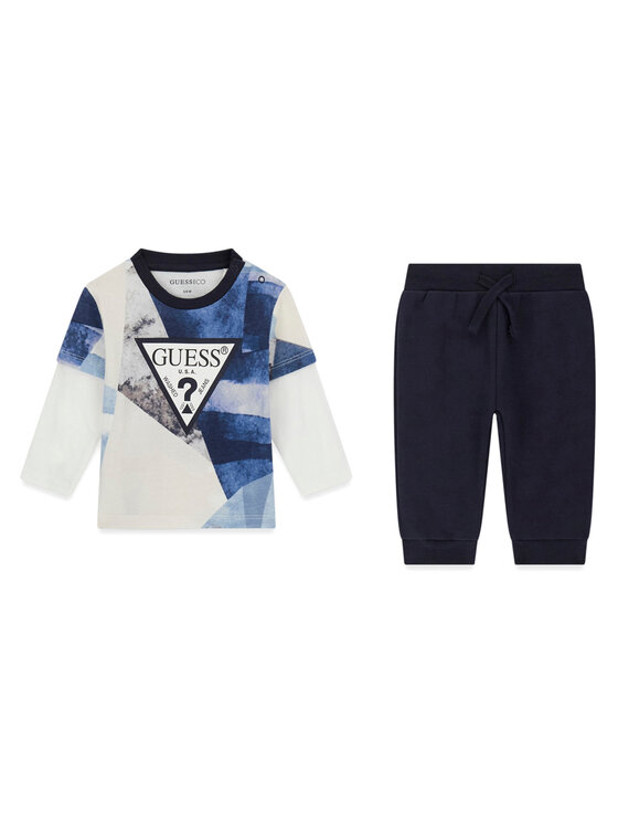 Guess Guess Súprava blúzka a nohavice I6BG01 K5800 Tmavomodrá Regular Fit