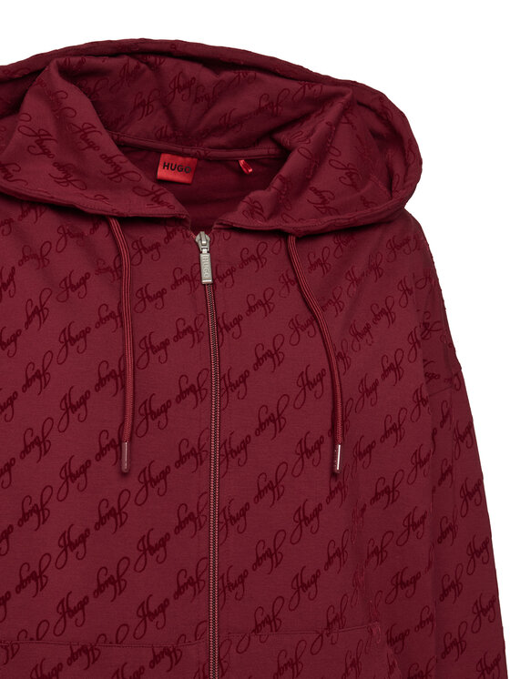 HUGO HUGO Felpa Flokky 50566669 Rosso scuro Regular Fit