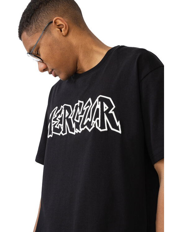 Mercur Mercur T-Shirt Throw Up Czarny Relaxed Fit