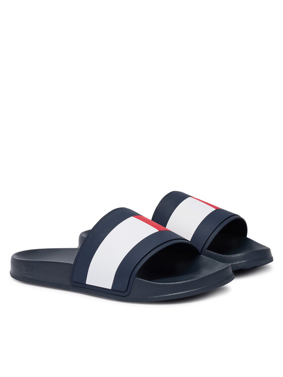 Tommy Hilfiger Tommy Hilfiger Natikače Core Hilfiger Flag Pool Slide FM0FM05798 Plava