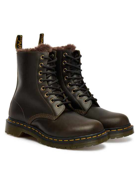 Dr. Martens Dr. Martens Kotníková obuv 1460 Pascal Bex Fl DM41414020 Hnědá