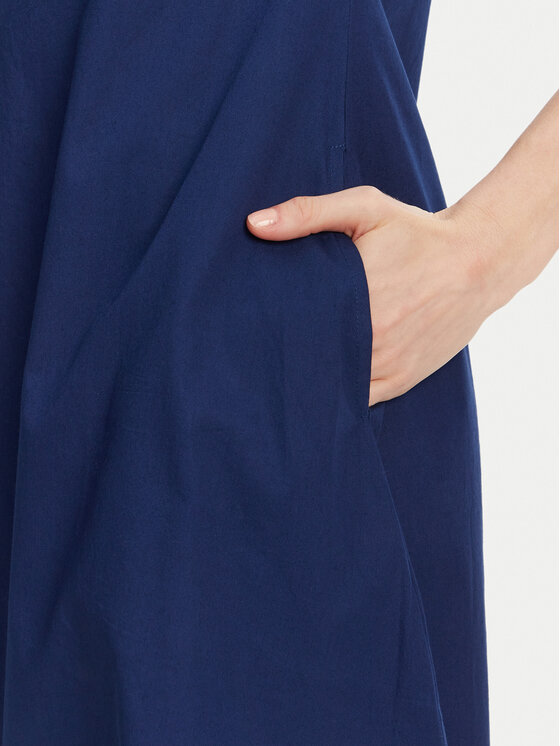 Selmark Selmark Letné šaty BL495 Tmavomodrá Regular Fit