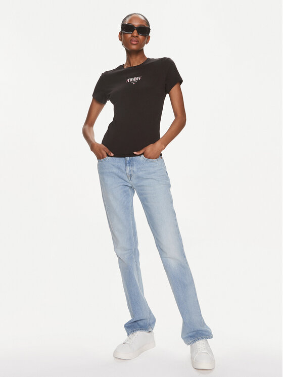 Tommy Jeans Tommy Jeans Jeans hlače Maddie DW0DW17609 Modra Straight Fit