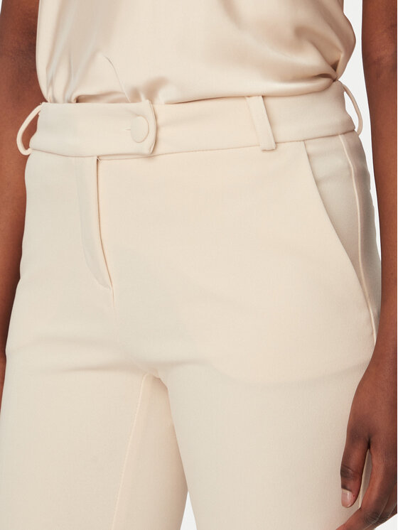 Rinascimento Rinascimento Pantaloni din material CFC0127865003 Bej Slim Fit