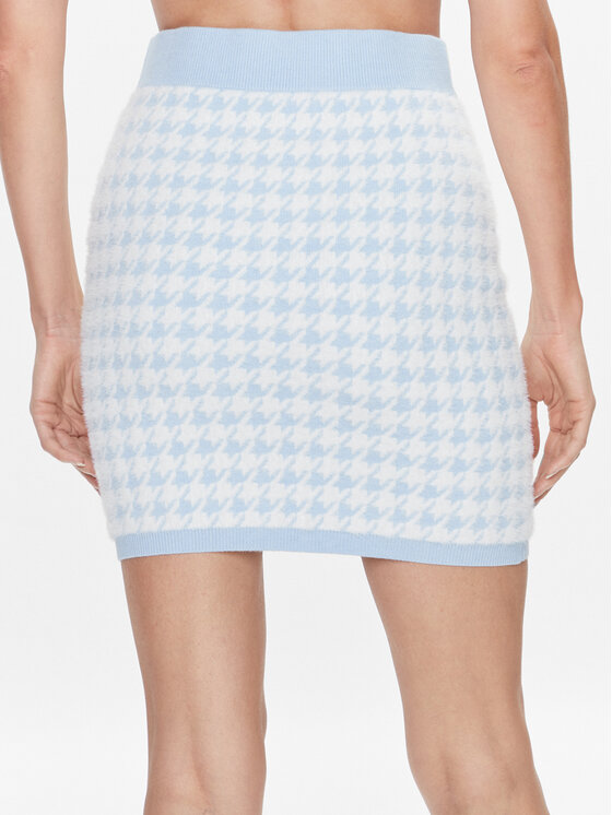 Guess Guess Mini sijonas W4RD65 Z3DA0 Mėlyna Regular Fit