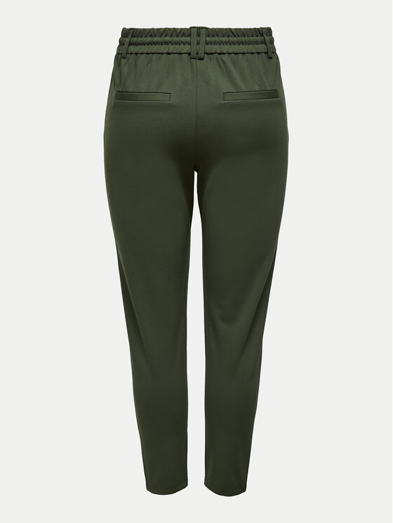 ONLY ONLY Szövet nadrág Poptrash 15115847 Khaki Regular Fit