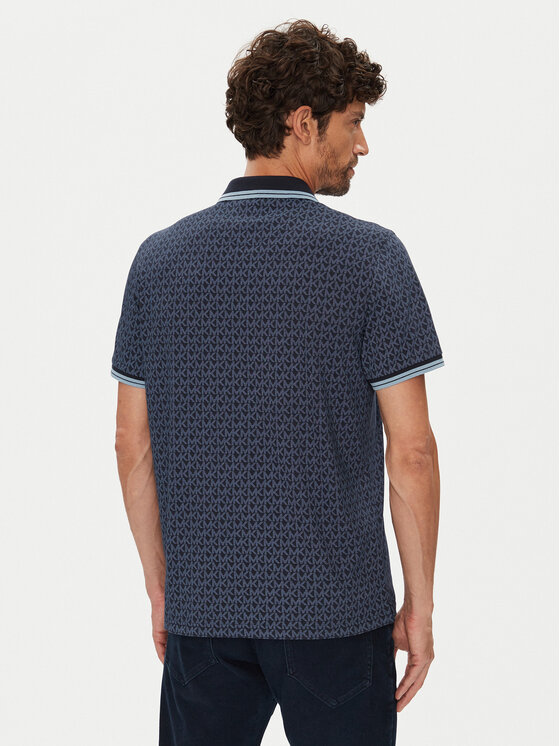 Michael Kors Michael Kors Polo CS550V85KS Granatowy Regular Fit