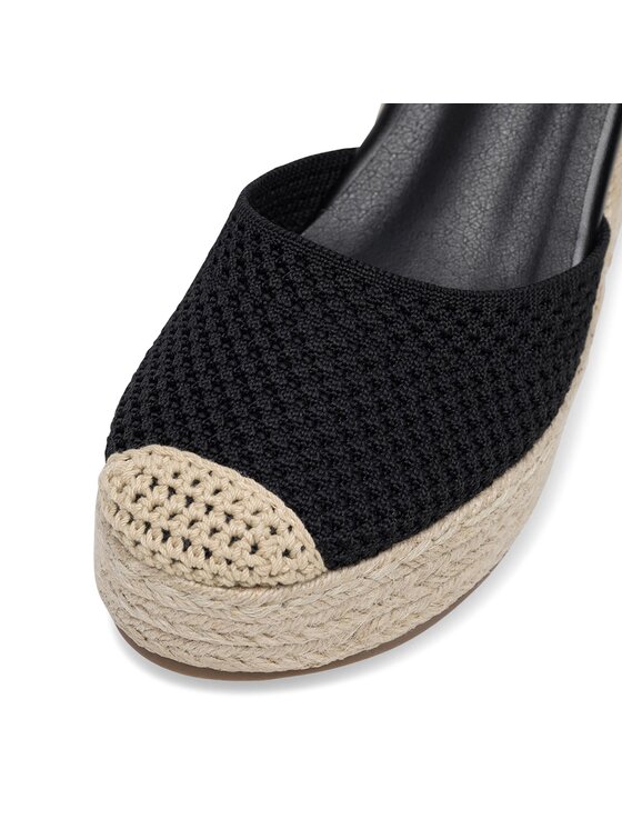 DeeZee DeeZee Espadryle WS2509-001 Czarny