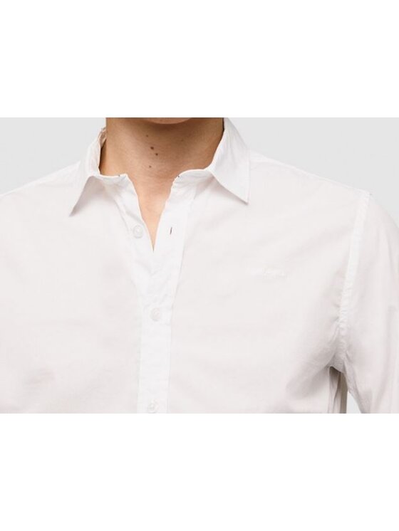 Pepe Jeans Pepe Jeans Koszula PM307657 800 Biały Slim Fit