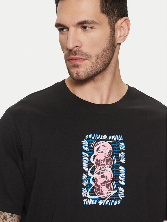 adidas adidas T-Shirt Trefoil Series JP2670 Μαύρο Regular Fit