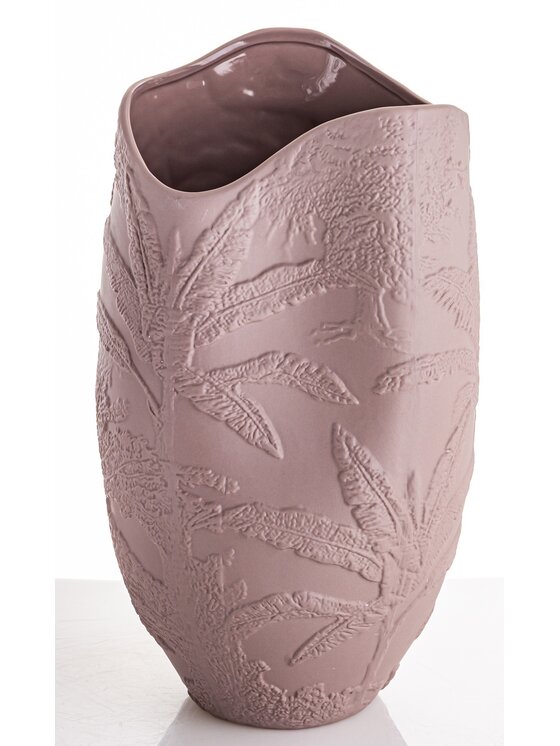 MIAhome MIAhome Wazon porcelanowy 35x19x17 cm MELINDA Różowy
