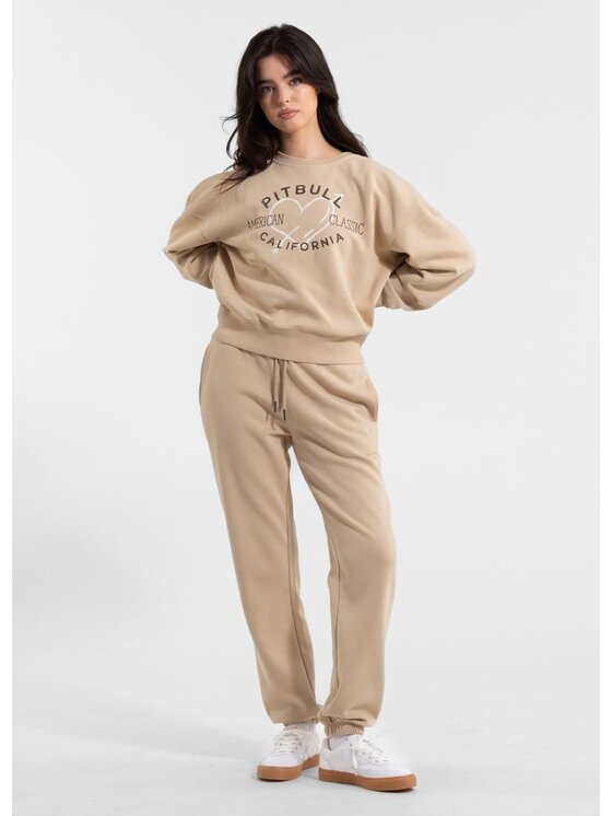 PITBULL PITBULL Bluza MANZANITA HEART Beżowy Regular Fit