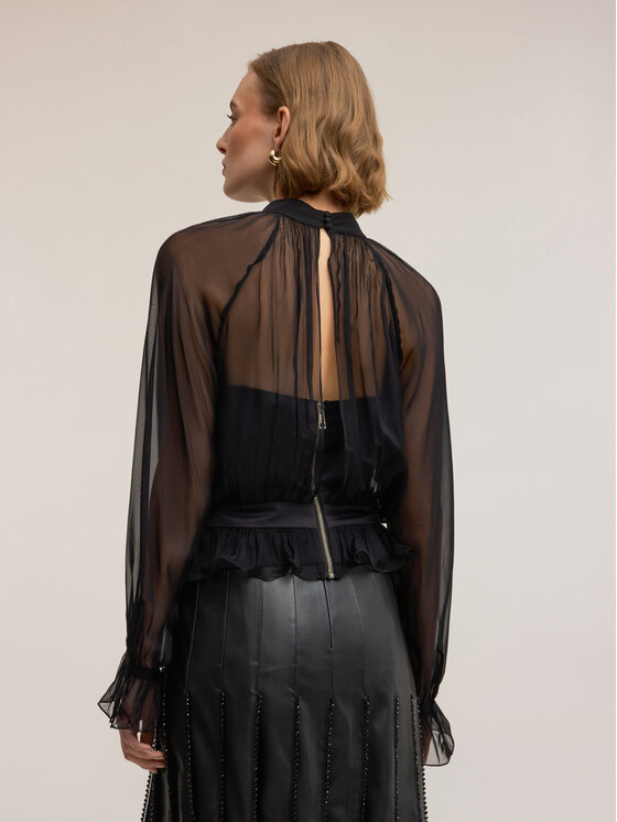 Motivi Motivi Blusa 2729Q001890N033 Nero Regular Fit