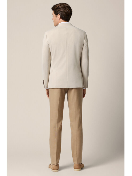 Lancerto Lancerto Marynarka Malcesine MA131126000009 Beżowy Regular Fit