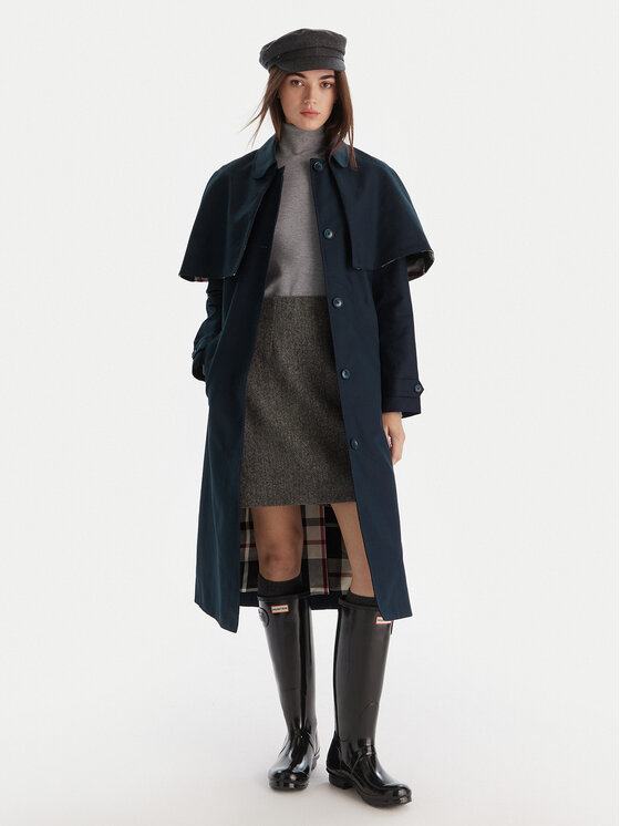 Hunter Hunter Trench Keltie HARW0014251 Tamnoplava Regular Fit