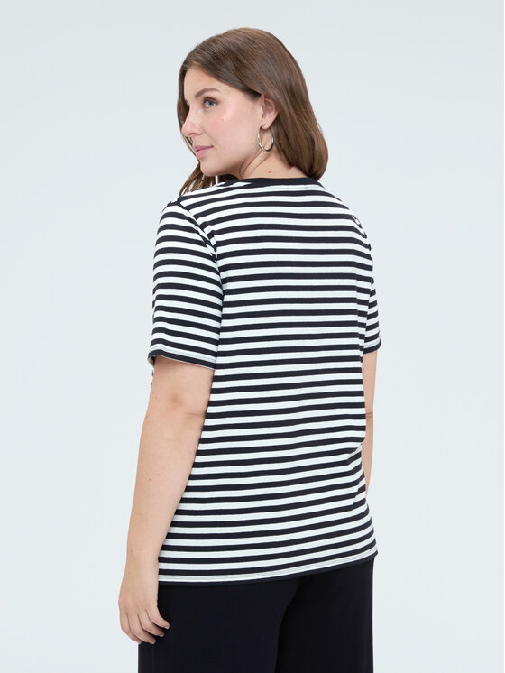 Fiorella Rubino Fiorella Rubino T-Shirt G0BAL009197N0Z3 Czarny Regular Fit