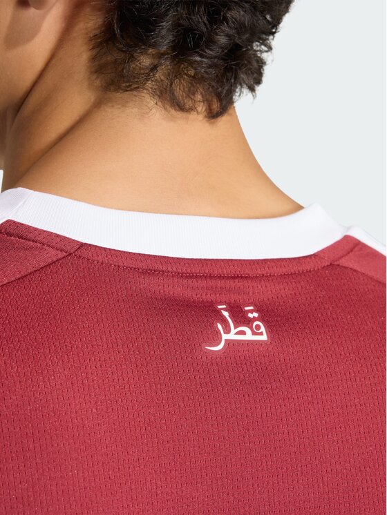 adidas adidas Koszulka techniczna Qatar Czerwony Slim Fit