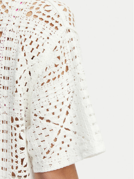 Banana Moon Banana Moon Vestito da spiaggia Kiria Minorca MXR10 Bianco Regular Fit