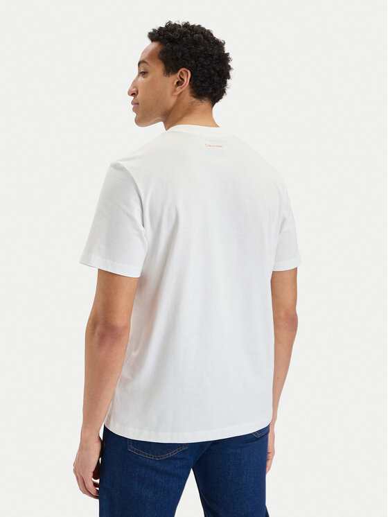 Calvin Klein Jeans Calvin Klein Jeans Tricou SS 20S  LV04RG815G Alb Regular Fit