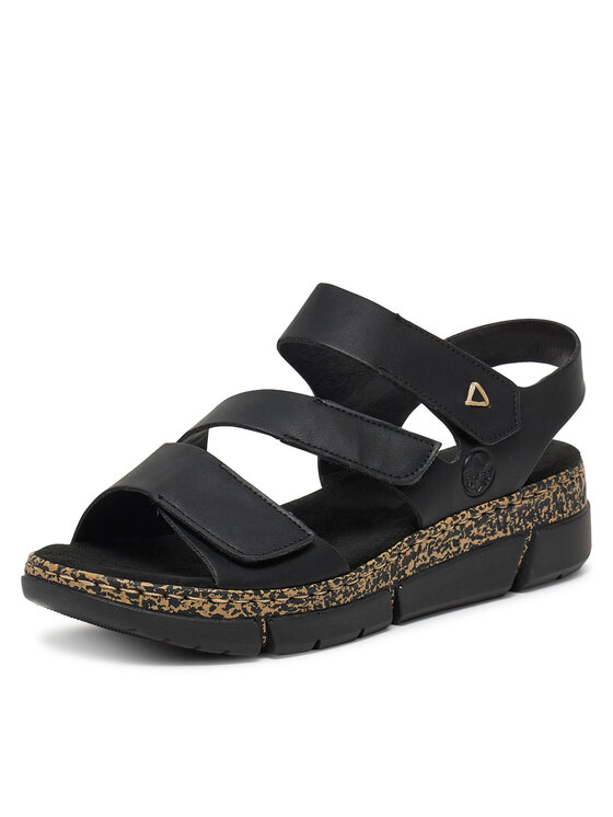 Rieker Rieker Sandalen V2301-00 Schwarz