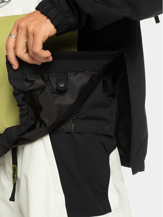Quiksilver Quiksilver Куртка Anorak Steeze Jk Snjt EQYTJ03421 Чорний Regular Fit