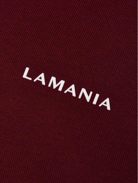 La Mania La Mania Bluza PIN Bordowy Basic Fit