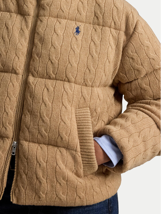 Polo Ralph Lauren Polo Ralph Lauren Zimska jakna 211A10457005 Bež Boxy Fit