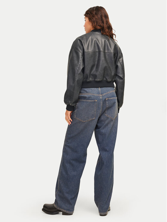JJXX JJXX Bunda z imitácie kože Tora 12262126 Čierna Regular Fit