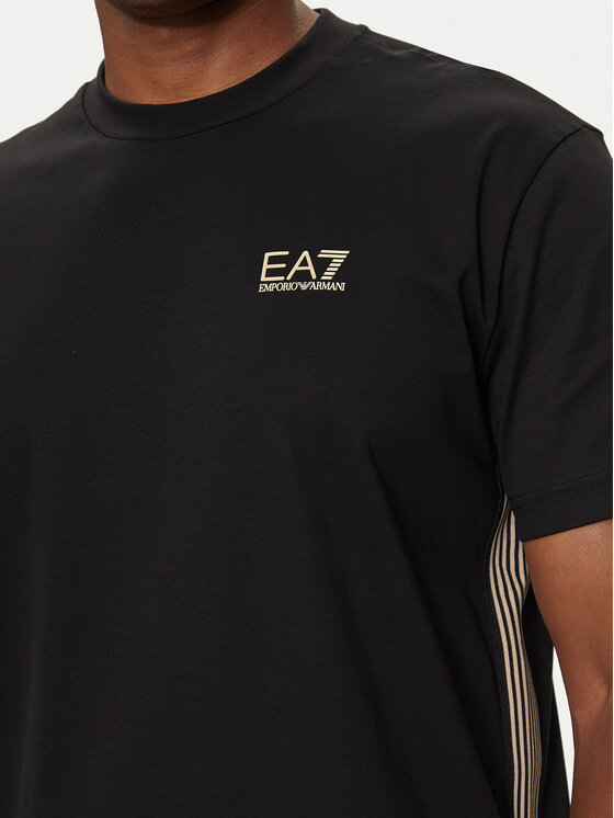 EA7 Emporio Armani EA7 Emporio Armani Тишърт 6DPT19 PJOLZ 0200 Черен Regular Fit